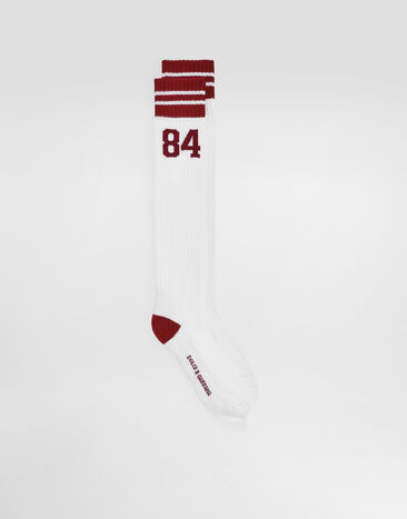 Dolce & Gabbana Ribbed socks Multicolor GX01KTJBCIH