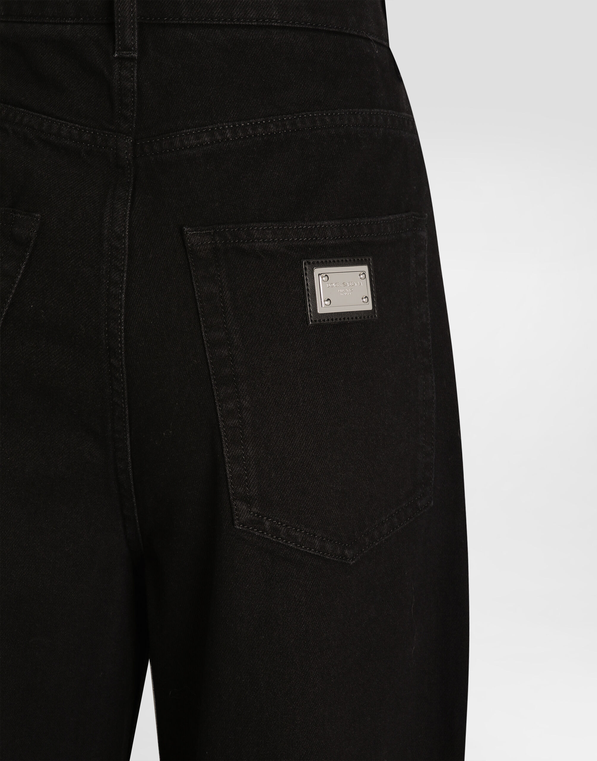 5-pocket denim trousers in Multicolor for Women | Dolce&Gabbana®