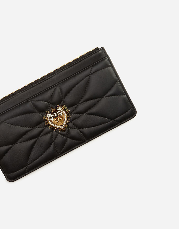 Dolce & Gabbana Large Devotion card holder Black BI1265AV967