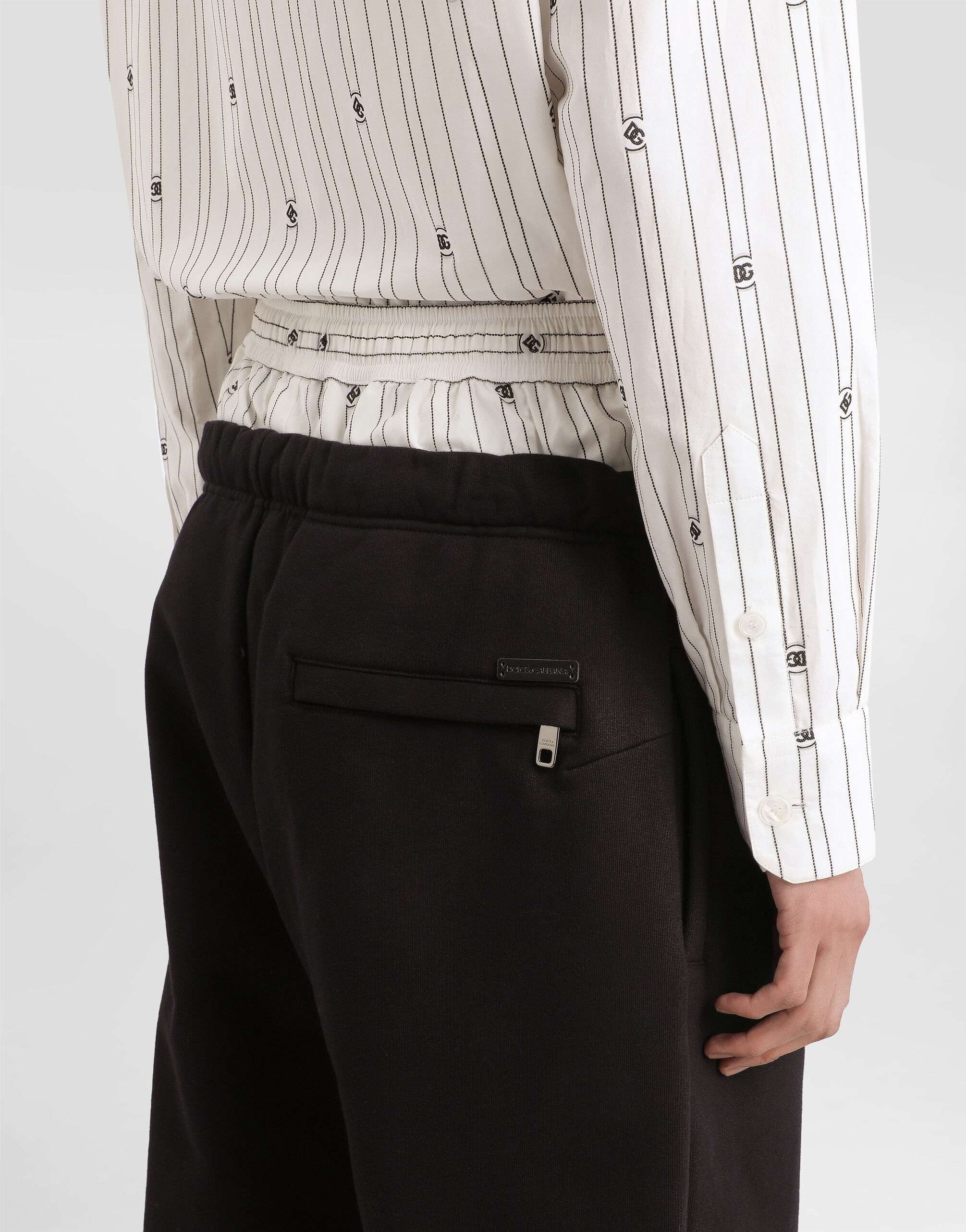 Jersey jogging trousers in Black for Men | Dolce&Gabbana® US