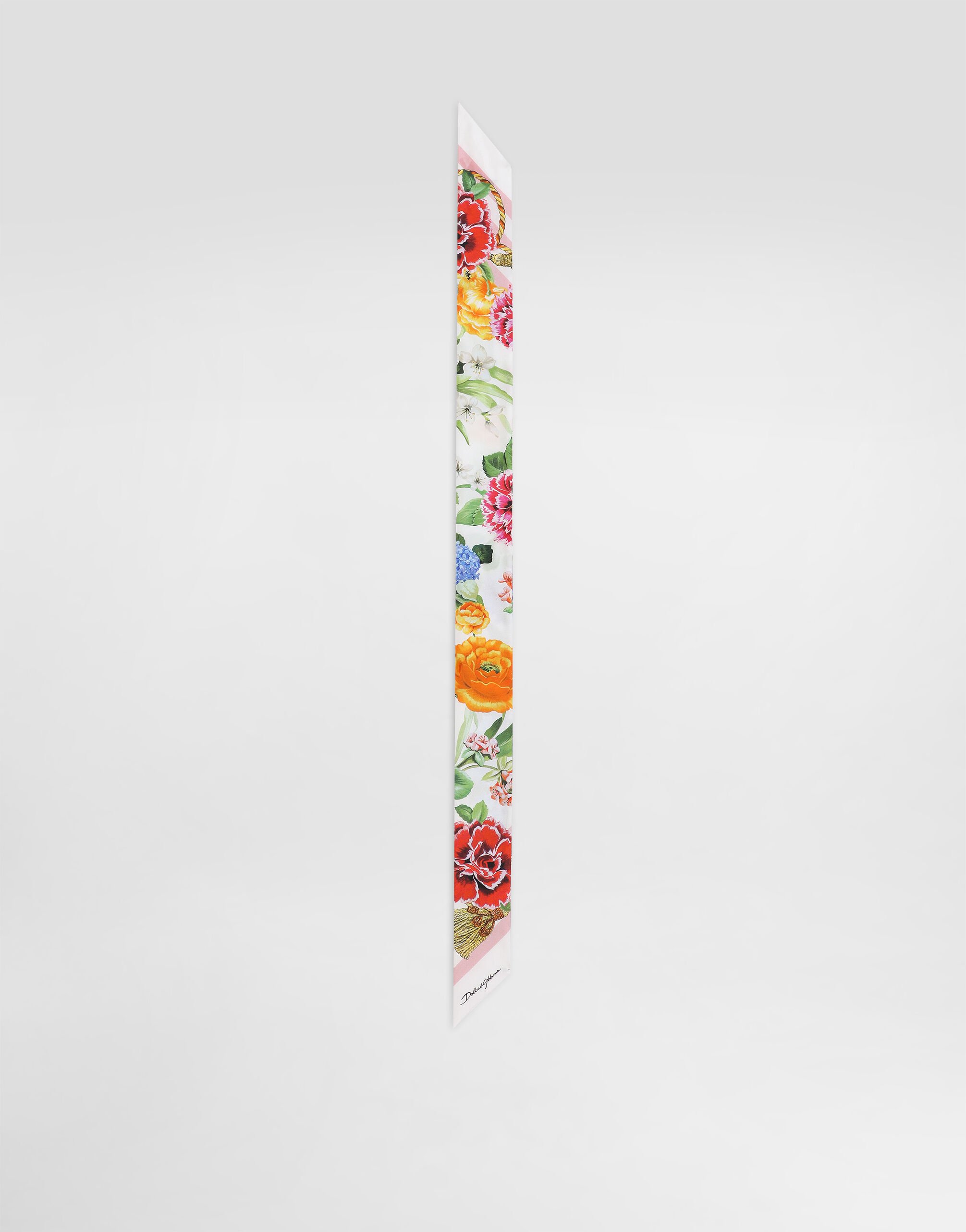 Dolce Gabbana♪SALE♪FS215A Twill headscarf with all-over DG logo print (6x100) in Light