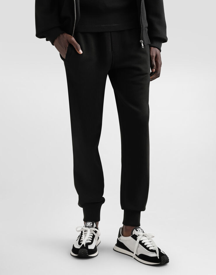 Dolce & Gabbana Stretch jersey jogging pants with tag Black GP07TTG7N7B