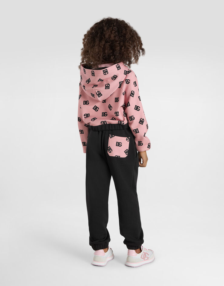 Dolce & Gabbana Sudadera con capucha y estampado del logotipo DG Imprima L5JWBKHS7JG