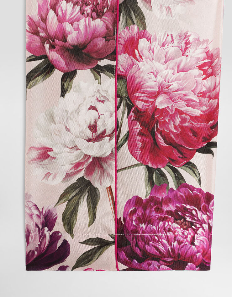 Dolce & Gabbana Peony-print twill trousers Dolce & Gabbana Peony-print twill trousers Multicolor L53P36G7QWU
