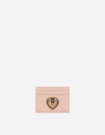 Dolce & Gabbana Devotion card holder Pale Pink BI0473AV967
