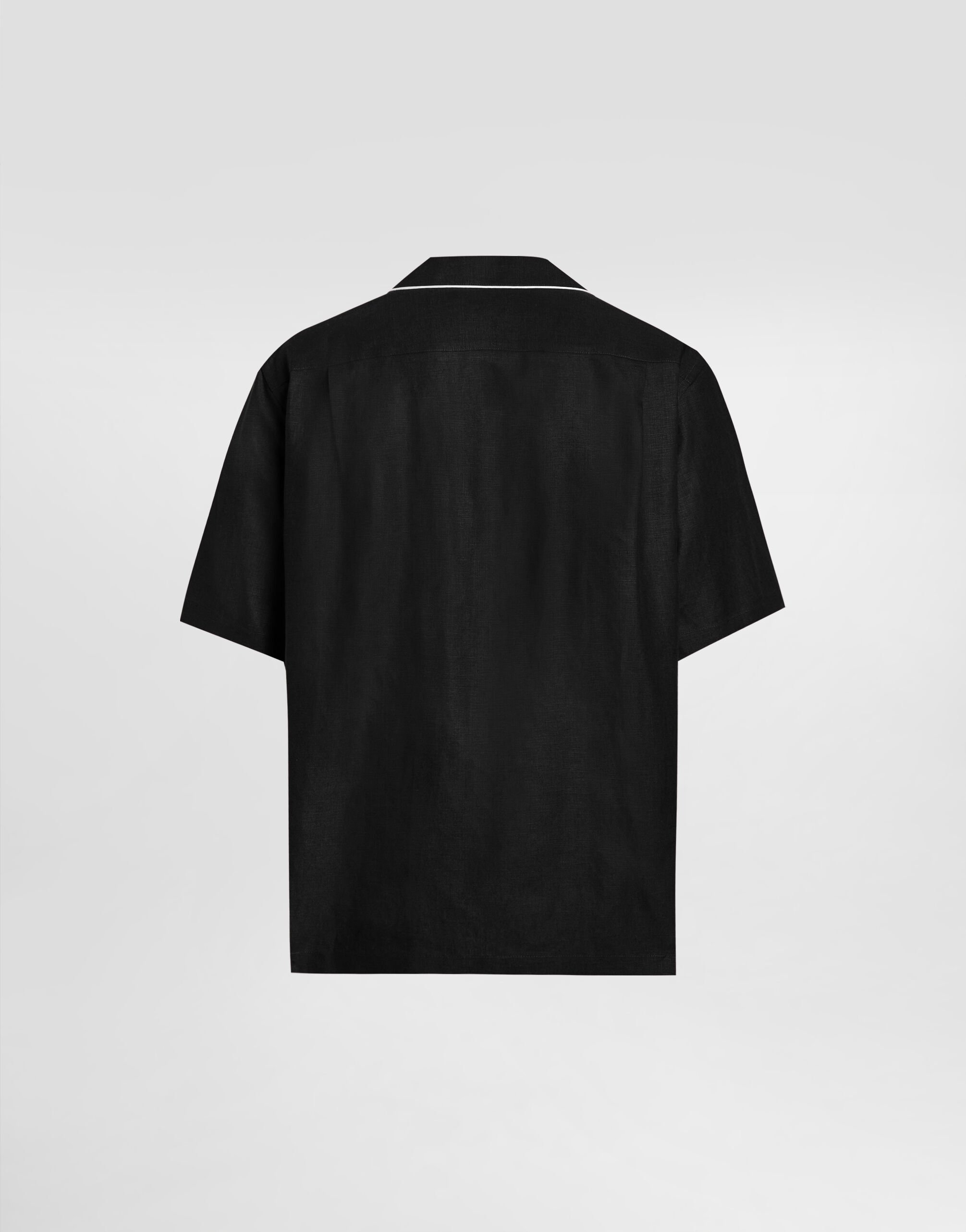 Dolce & Gabbana コインプリント コットン 半袖Tシャツ ブラック ブラックのメンズ Tシャツ コットン ロゴプレート | Dolce&Gabbana®