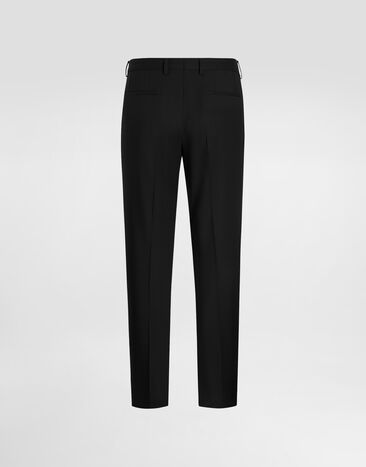 Dolce & Gabbana Pantalon en gabardine de laine  GY6FETFUBG4