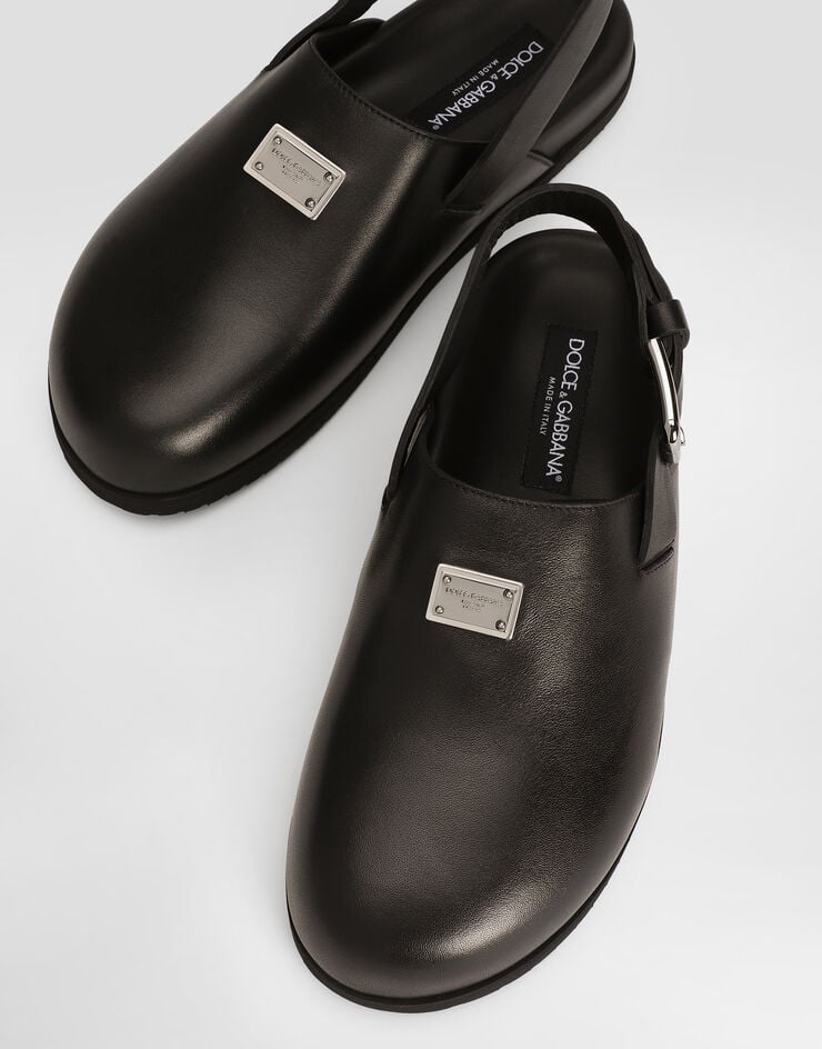 Dolce & Gabbana Calfskin mules Black A80402AQ765