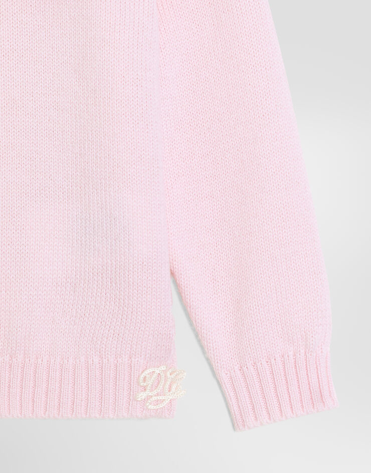 Dolce & Gabbana Virgin wool cardigan Pink L2KWNMJDVNG