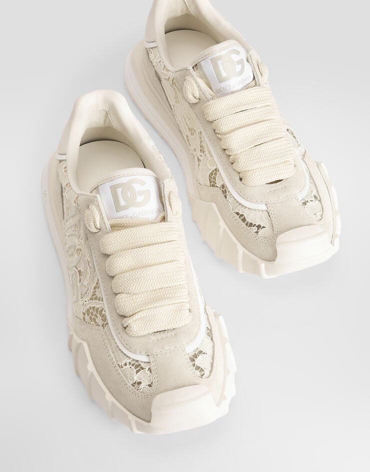 Dolce & Gabbana Zapatilla DG Athletic en encaje Dolce & Gabbana Zapatilla DG Athletic en encaje Multicolor CK2487A3S64