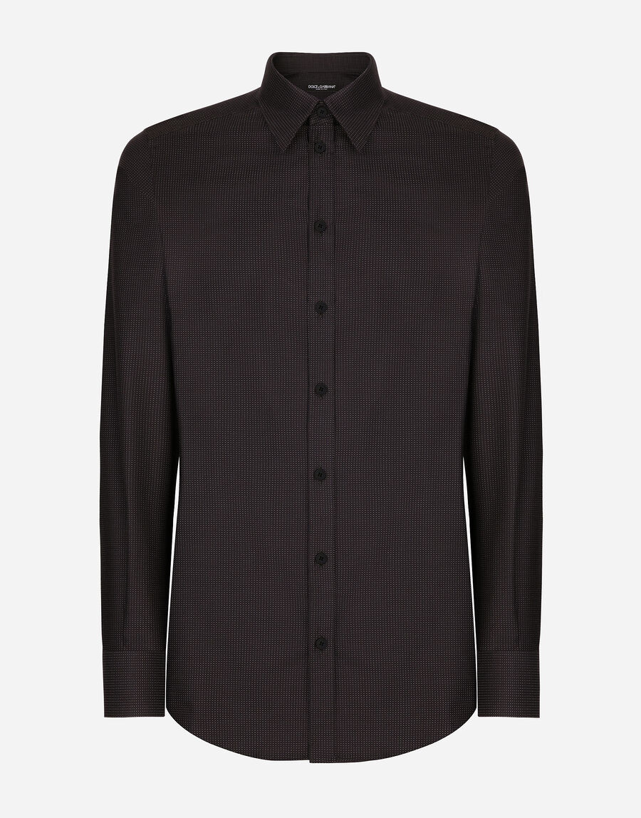 Cotton Martini-fit shirt
