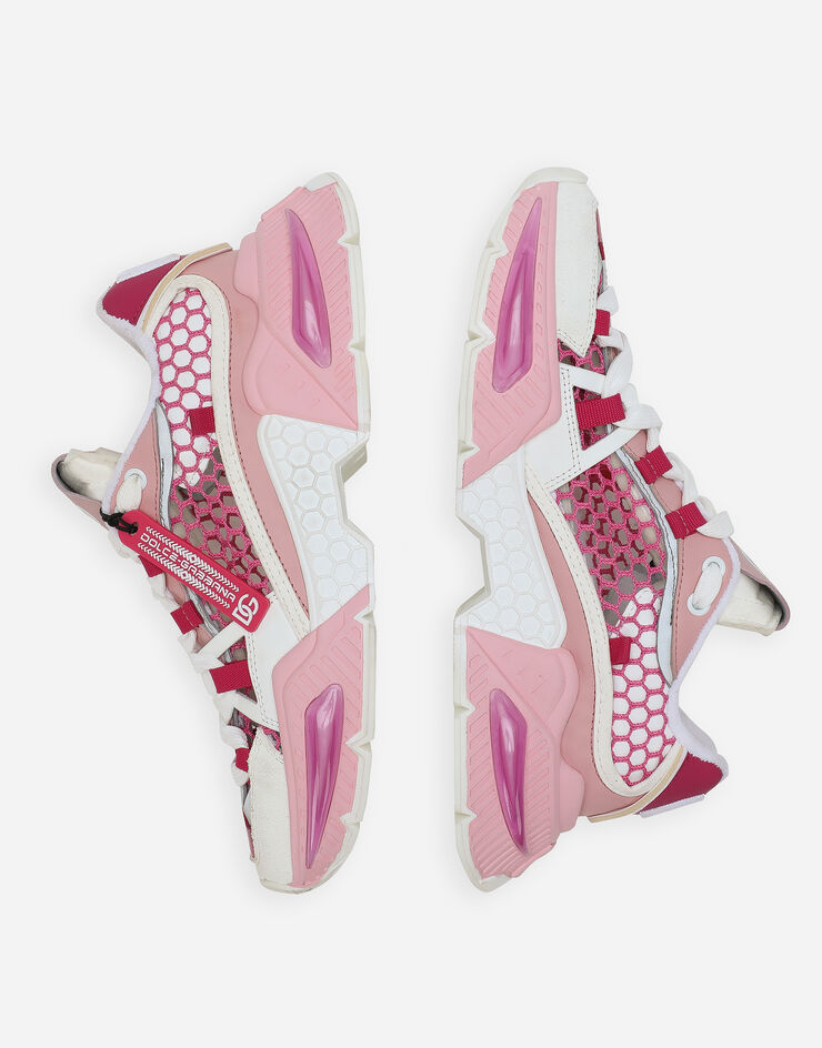 Dolce & Gabbana Sneaker Airmaster in mix materiali Rosa CK1984AR139