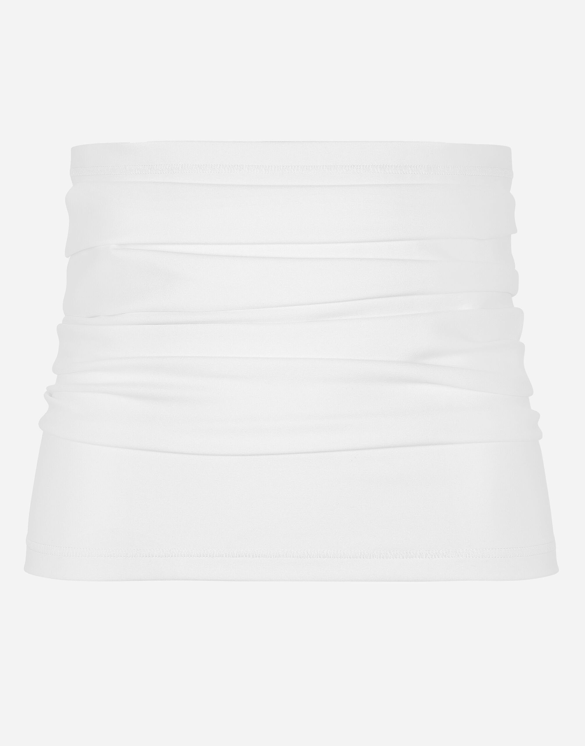 Dolce & Gabbana Gathered waist sash White GT147EG0UBU