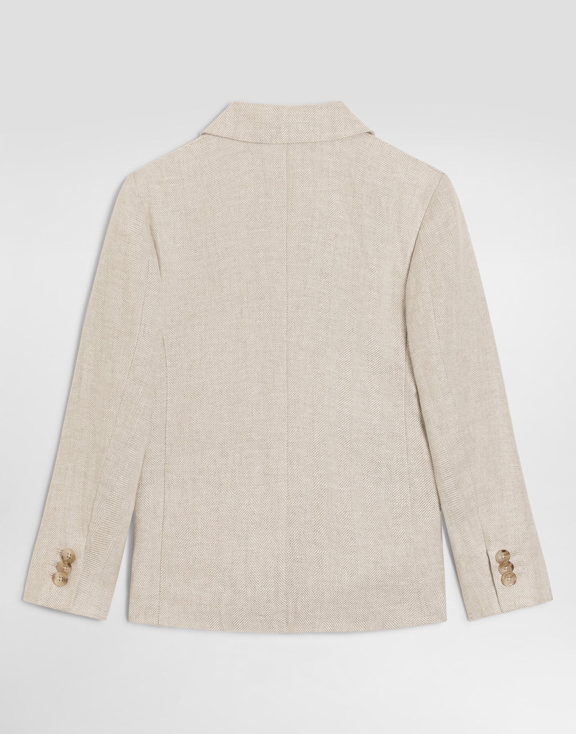 Single-breasted linen jacket in Multicolor for Boys
