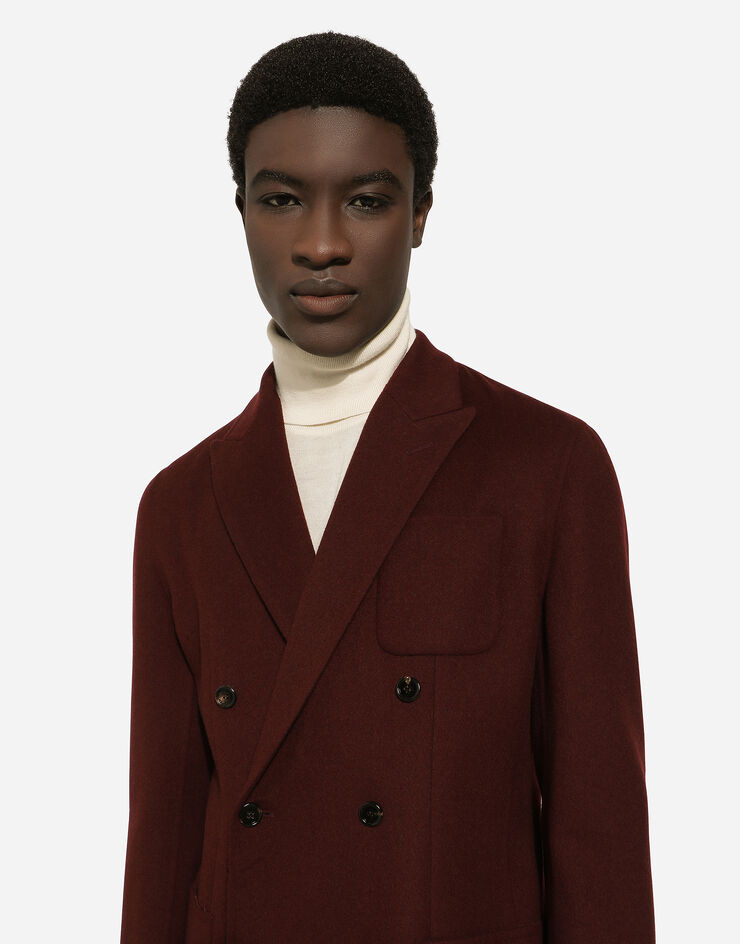 Dolce & Gabbana ダブルブレストジャケット ポートフォリオフィット ウール ボルドー G2OV4TGH509