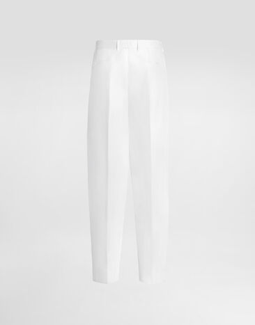 Dolce & Gabbana Linen trousers White GP10DTFU4JB