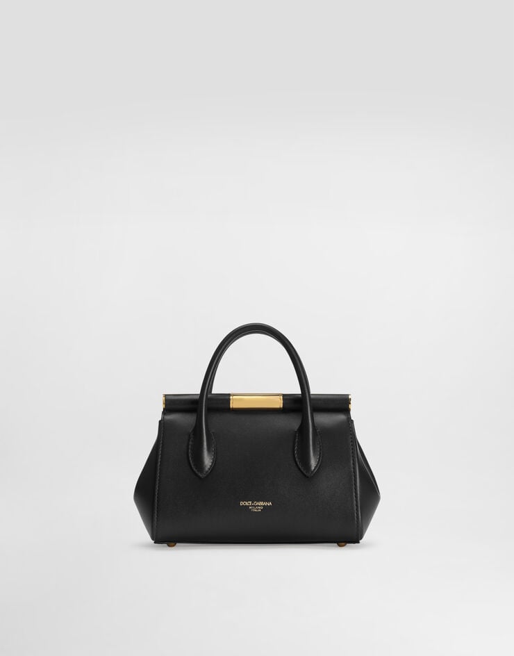 Dolce & Gabbana Day Bag Mini Marlene aus Plongé-Kalbsleder Braun BB7744AP066