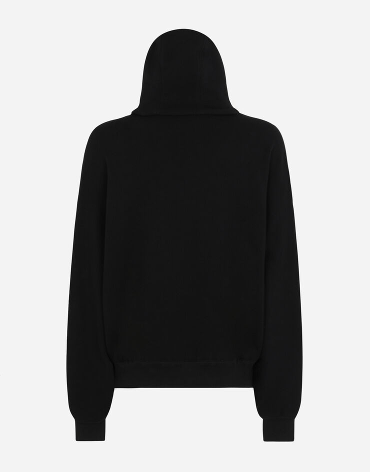 Dolce & Gabbana Cotton hoodie RAZER Black I9AMAMG7M9F