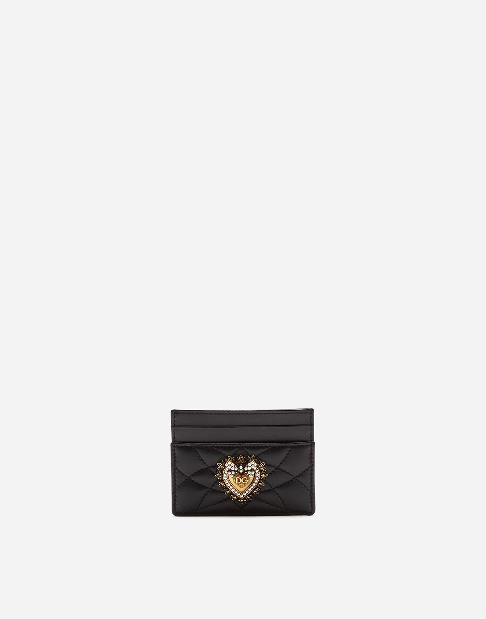 Dolce & Gabbana Devotion credit card holder Black BI0330AW576