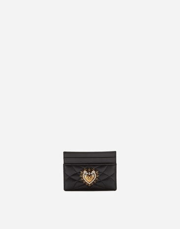 Dolce & Gabbana Devotion credit card holder Black BI0330AW576
