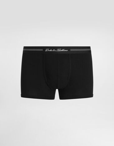 Dolce & Gabbana Bóxer de punto elástico Negro M4F46JONR66