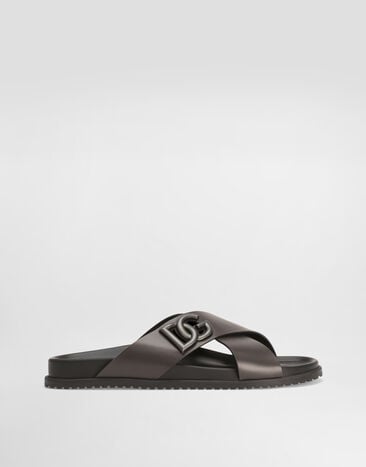 Dolce & Gabbana Calfskin sandal Brown A80525A9Q67