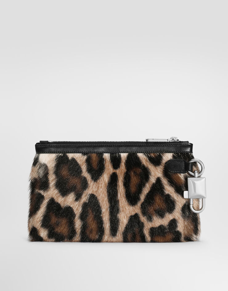 Dolce & Gabbana LEO kid leather necessaire Dolce & Gabbana LEO kid leather necessaire Multicolor BP3446A3T08
