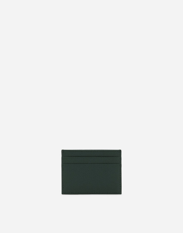 Dolce & Gabbana Dauphine calfskin card holder Green BI0330A1001