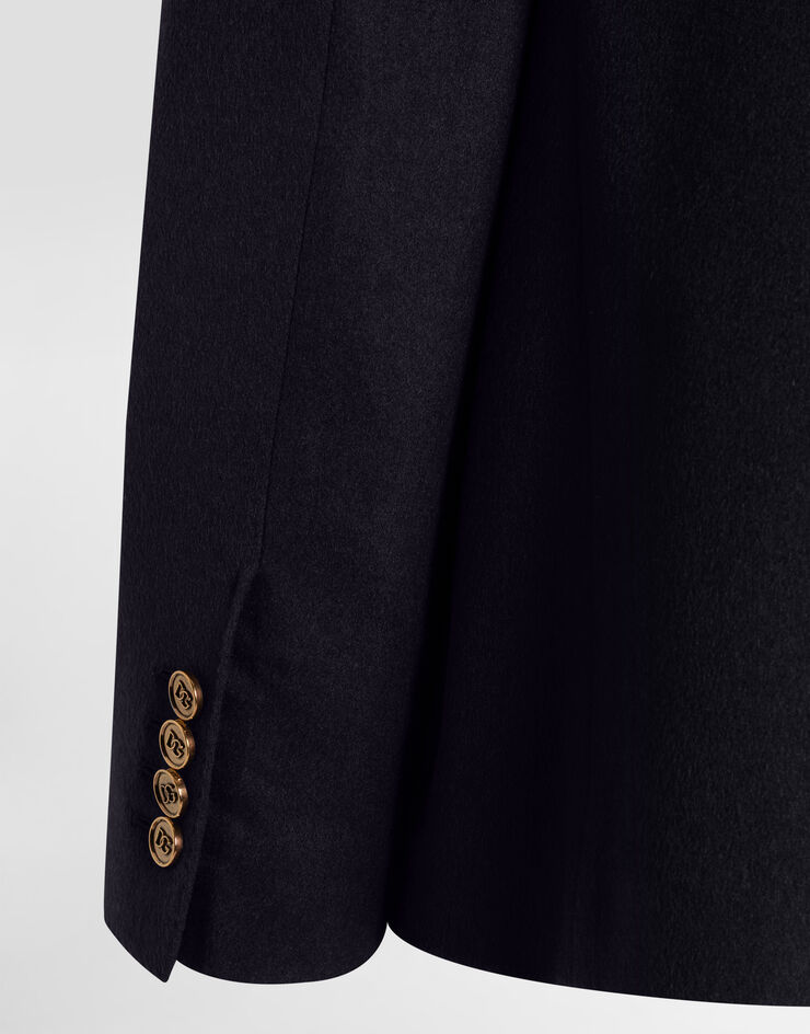 Dolce & Gabbana Double-breasted portofino cashmere jacket Blue G2NZ2TGJ763