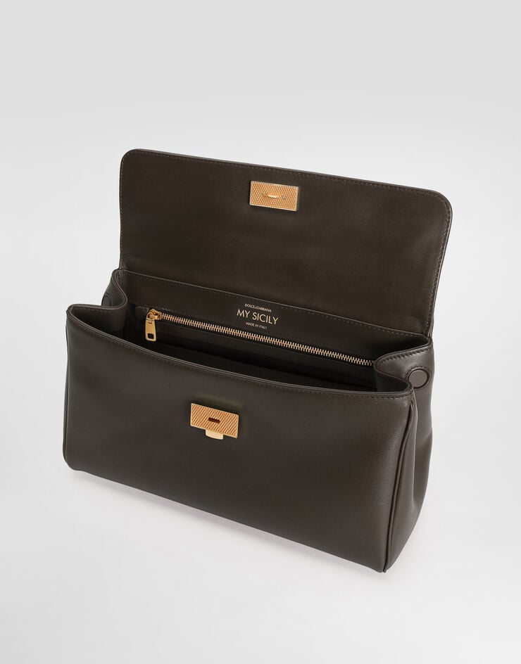 Dolce & Gabbana حقيبة يد ماي سيسيلي Brown BB7782B7321