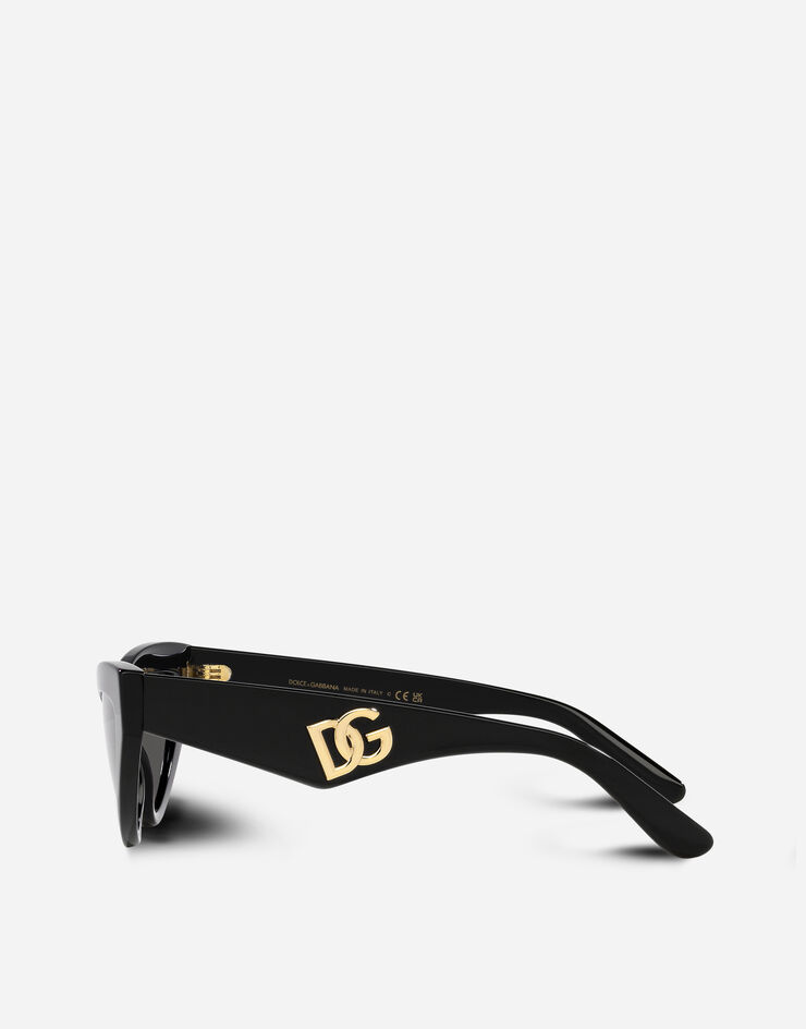 Dolce & Gabbana Sonnenbrille DG Crossed Schwarz VG4439VP187