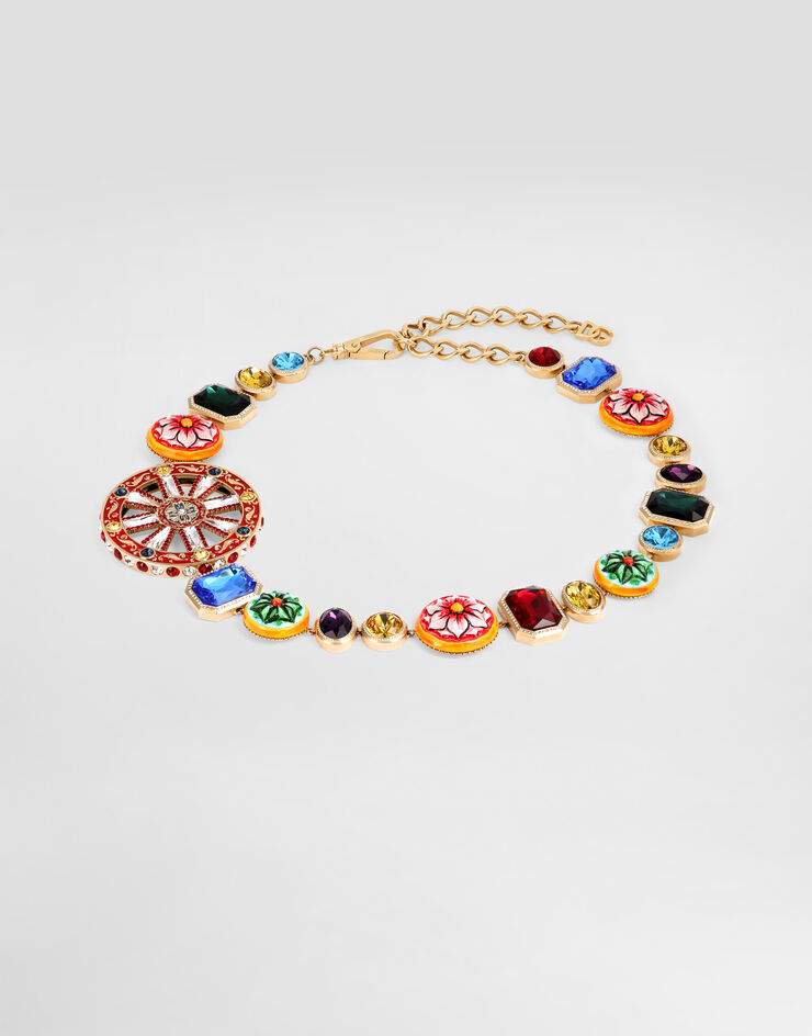 Dolce & Gabbana Carretto wheel belt Multicolor WLS6C1W1111