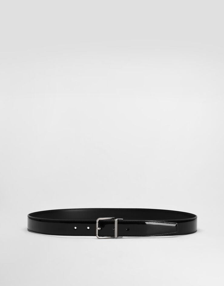 Dolce & Gabbana Patent calfskin belt Black BC4703A1153