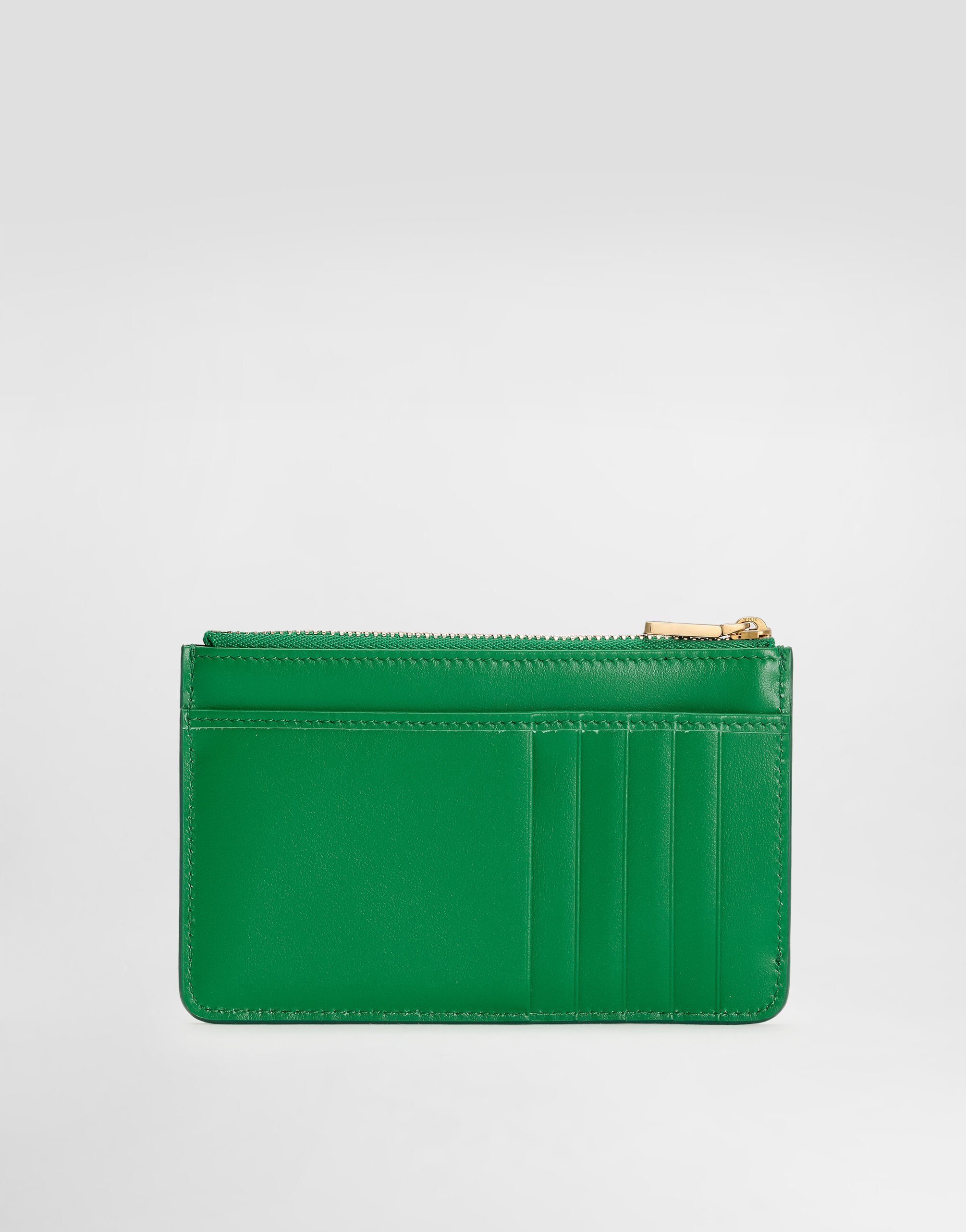 VIP【送料関税込】DOLCE&GABBANA DG LOGO CREDIT CARD HOLDER Calfskin DG Logo card holder in Black for Women