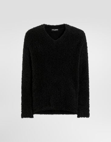 Dolce & Gabbana Alpaca blend pullover Dolce & Gabbana Alpaca blend pullover Black GXR00TJFMM3