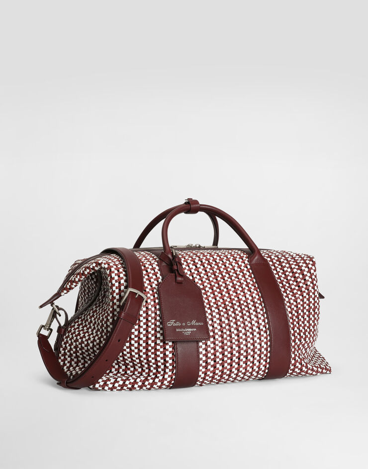 Dolce & Gabbana 皮革旅行袋 White BM2498A9N79