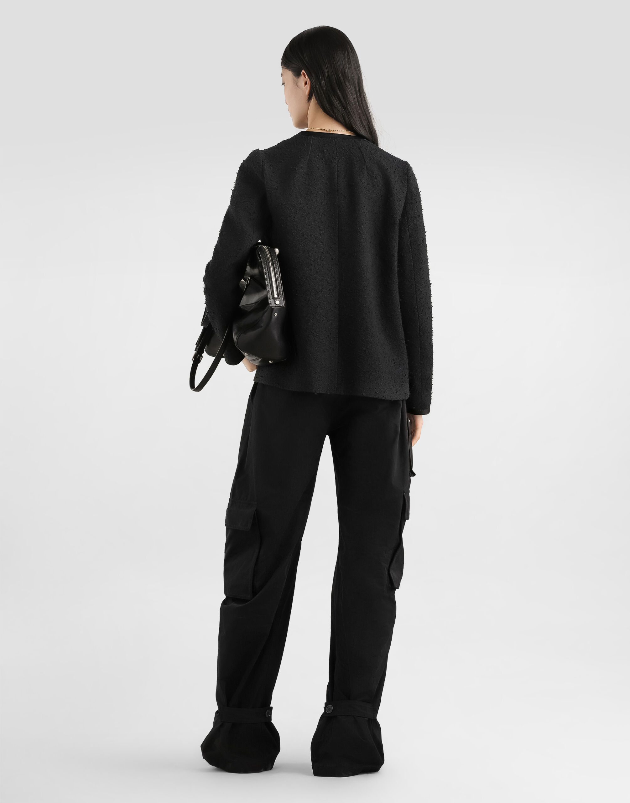 Blackのウィメンズ レイチェル バスケットウィーブ ジャケット