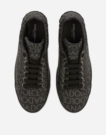 Dolce & Gabbana Coated jacquard Portofino sneakers Multicolor CS1772AN237