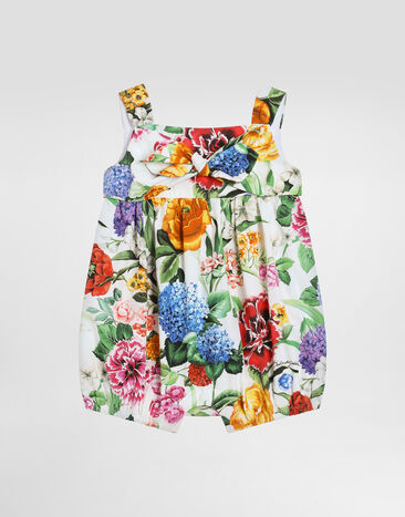 Dolce & Gabbana Floral-print poplin romper suit Print L22O03HS5TC