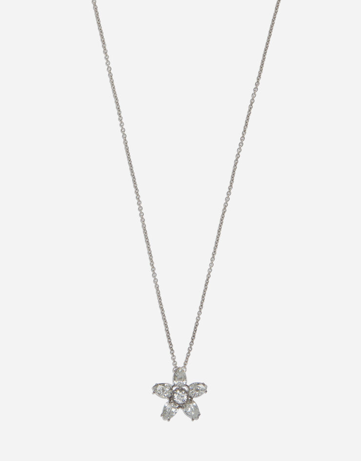 Dolce & Gabbana Primavera pendant in white gold with diamonds White Gold WAKI3GWDIWH