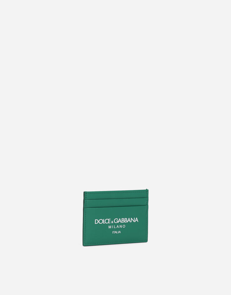 Dolce & Gabbana Calfskin card holder Vert BP0330AN244