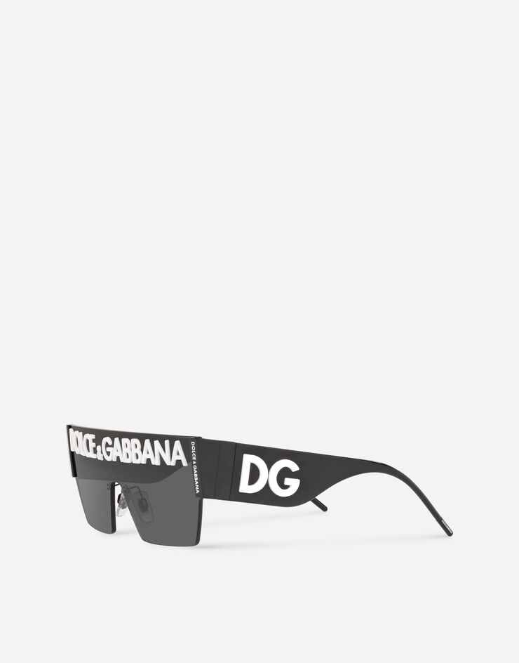 Dolce & Gabbana Lunettes de soleil DG logo Noir VG2233VM187