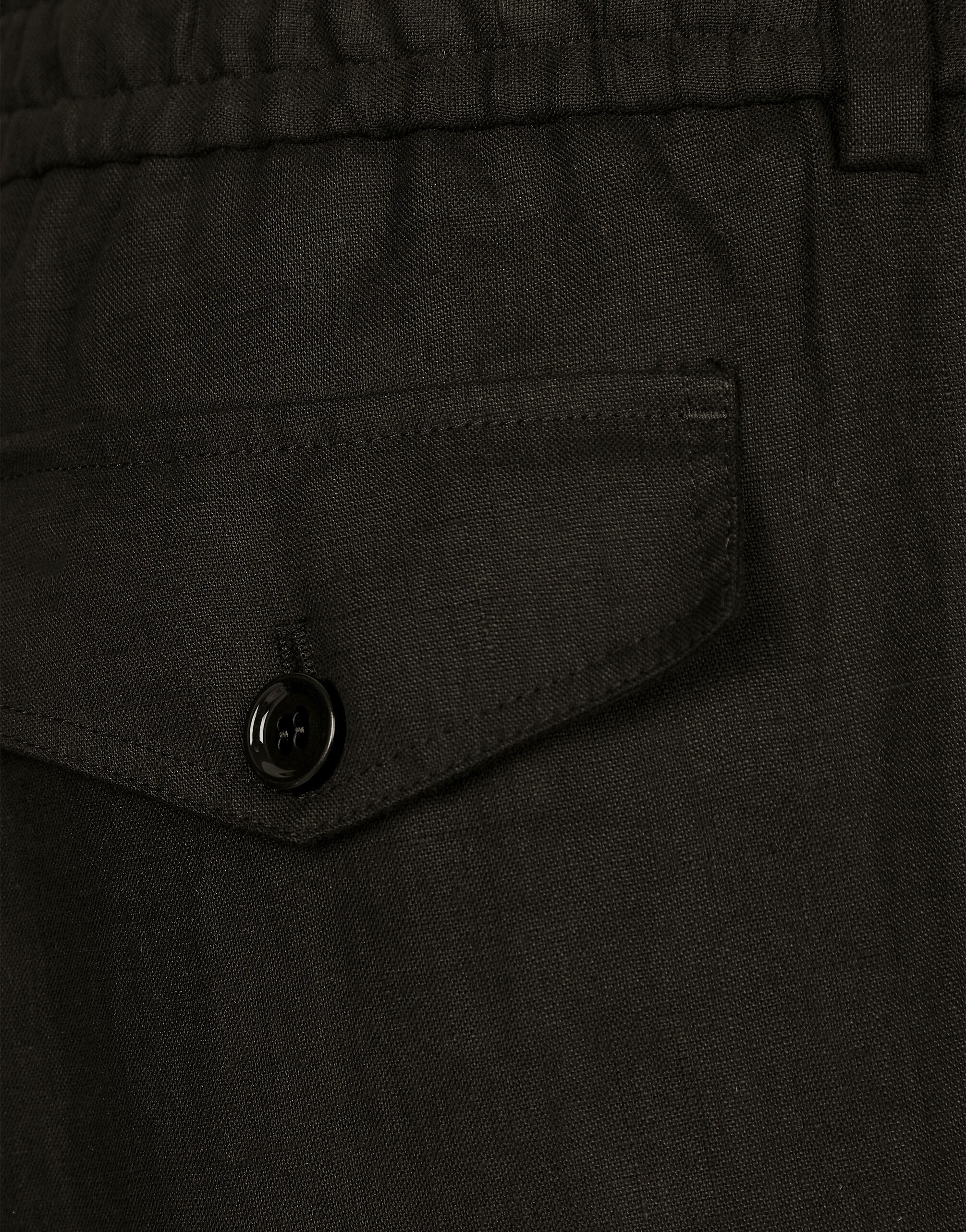 Linen cargo shorts in Black for Men | Dolce&Gabbana® US
