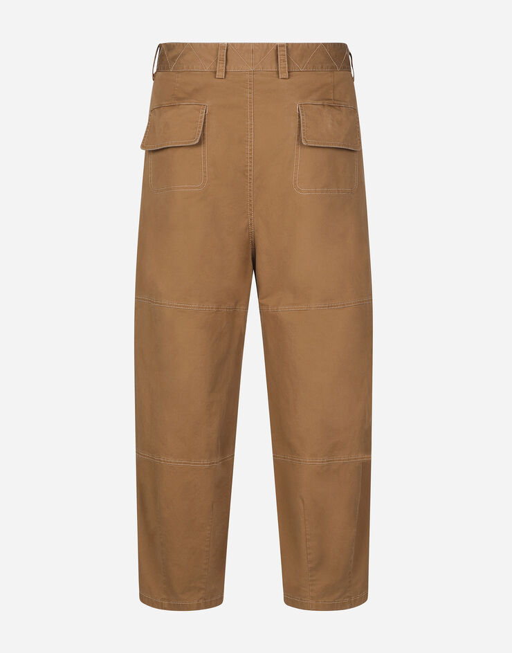 Dolce & Gabbana Gabardine cargo pants Brown GV4XHZFUFML