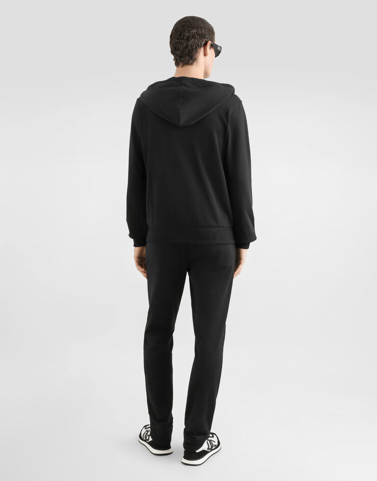 Dolce & Gabbana Sweatshirt in cotton jersey Black G9IF0TG7JYX