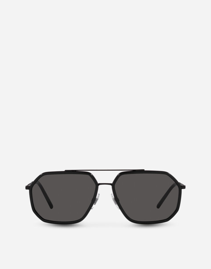 Gros grain sunglasses in Black matte and black for | Dolce&Gabbana® US