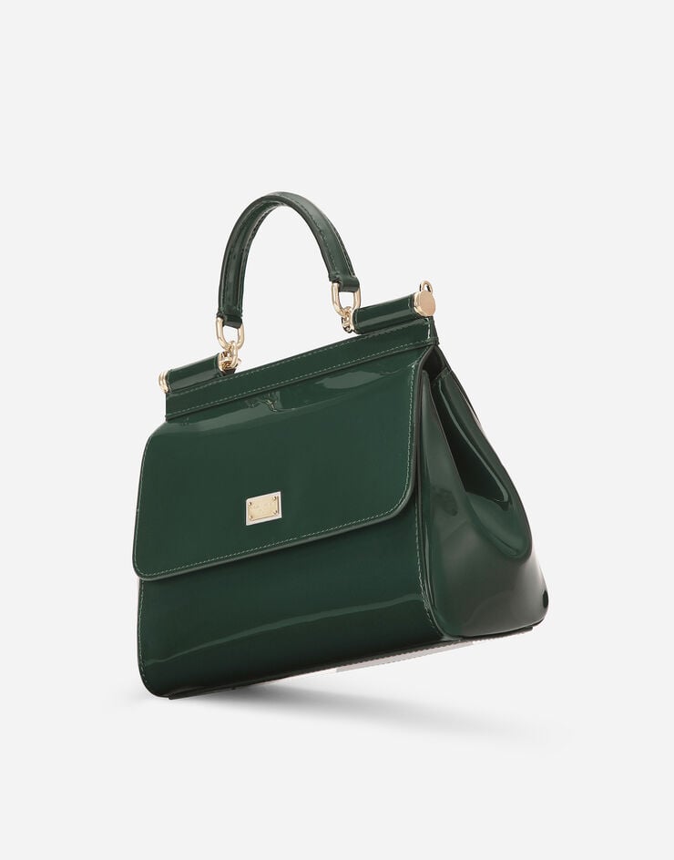 Medium Sicily handbag in Green for Women | Dolce&Gabbana®