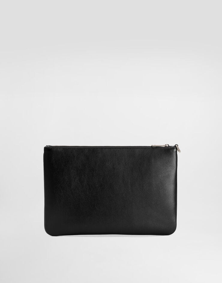 Dolce & Gabbana Calfskin necessaire Black BP3294AV956