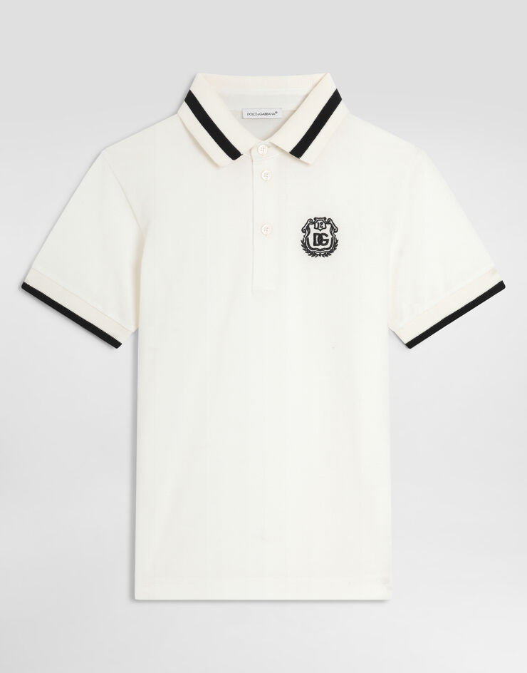 Dolce & Gabbana Piqu� polo shirt with logo  L4JT8VG7P6S