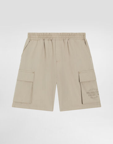 Dolce & Gabbana Bermuda in gabardina Beige L44Q01FU63D